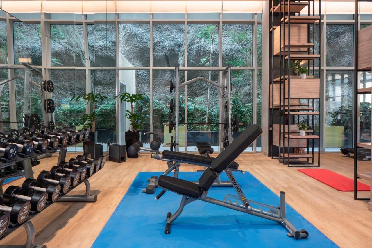 Citadines Abha Aparthotel Kültér fotó The gym at the hotel