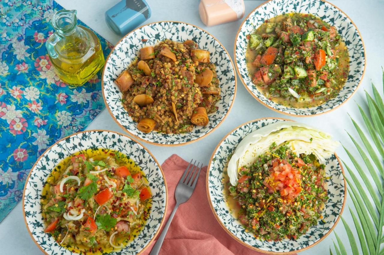 Citadines Abha Aparthotel Kültér fotó Israeli salads